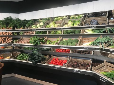 vergeten groenten in het schap