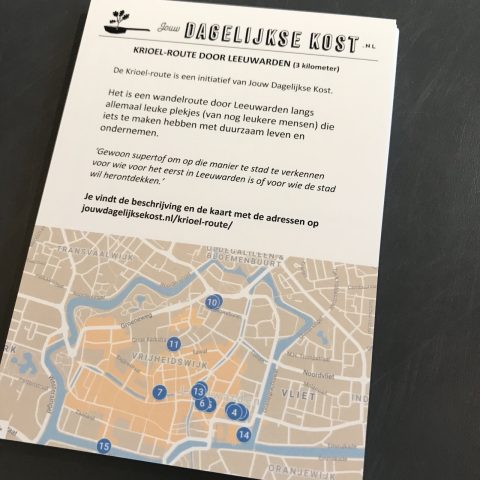 Krioel-route door Leeuwarden langs duurzame initiatieven