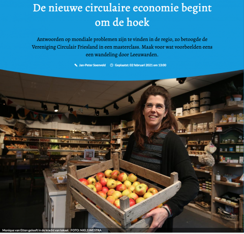 De nieuwe circulaire economie begint om de hoek - Friesch Dagblad