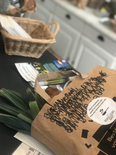 Groententas als daad van verzet